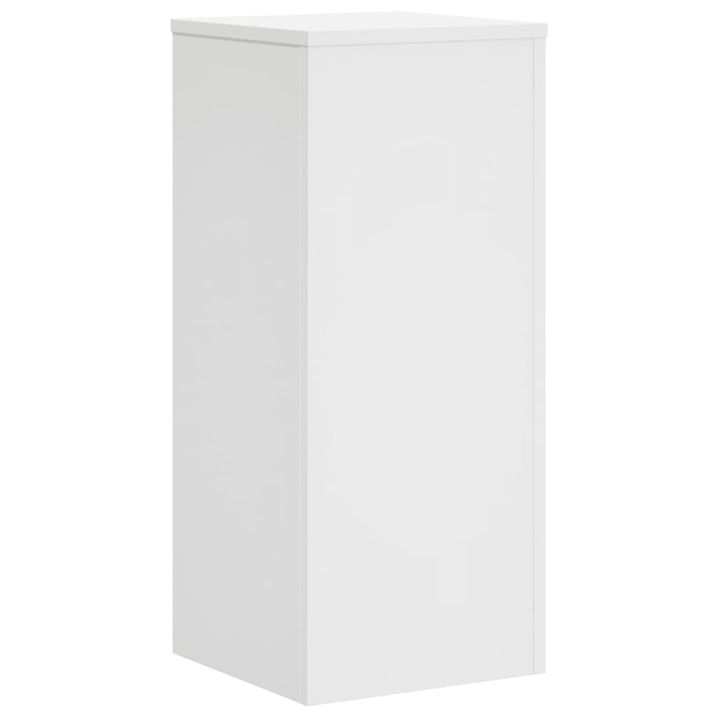 Supporti per Piante 2 pz Bianchi 30x30x70 cm Legno Multistrato | homemem39