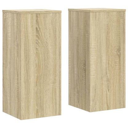 Supporti per Piante 2 pz Rovere 30x30x70 cm in Multistrato | homemem39