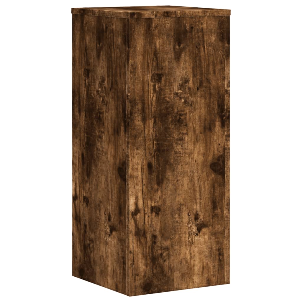 Supporti per Piante 2 pz Rovere 30x30x70 cm Legno Multistrato - homemem39