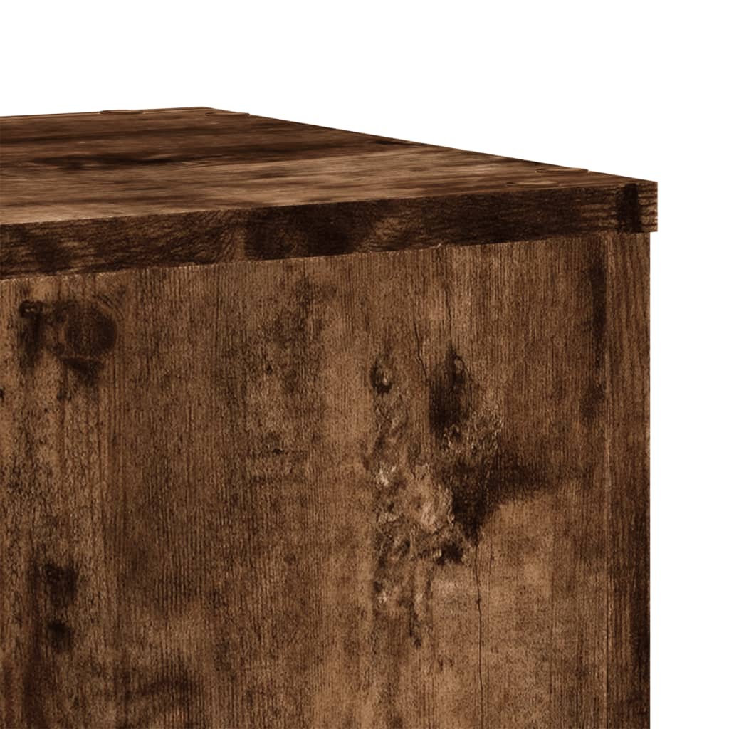 Supporti per Piante 2 pz Rovere 30x30x70 cm Legno Multistrato - homemem39
