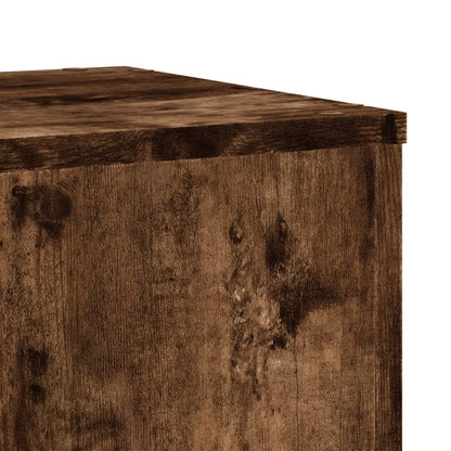 Supporti per Piante 2 pz Rovere 30x30x70 cm Legno Multistrato - homemem39