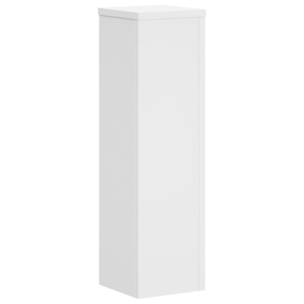 Supporti per Piante 2 pz Bianchi 17x17x60 cm Legno Multistrato | homemem39