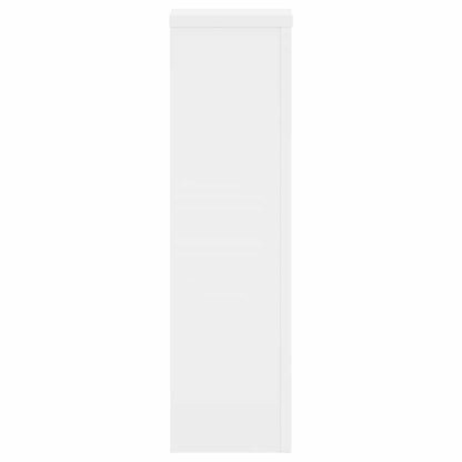 Supporti per Piante 2 pz Bianchi 17x17x60 cm Legno Multistrato