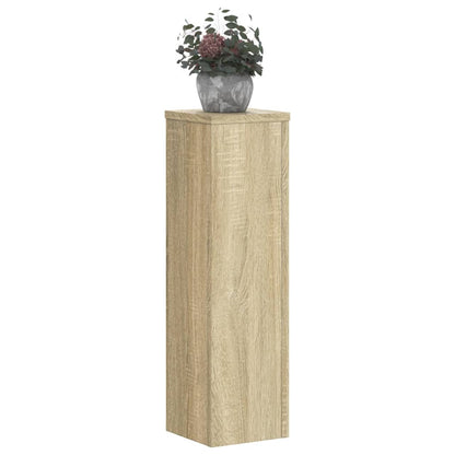 Supporti per Piante 2 pz Rovere 17x17x60 cm in Multistrato | homemem39