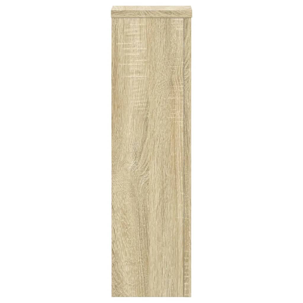 Supporti per Piante 2 pz Rovere 17x17x60 cm in Multistrato - homemem39