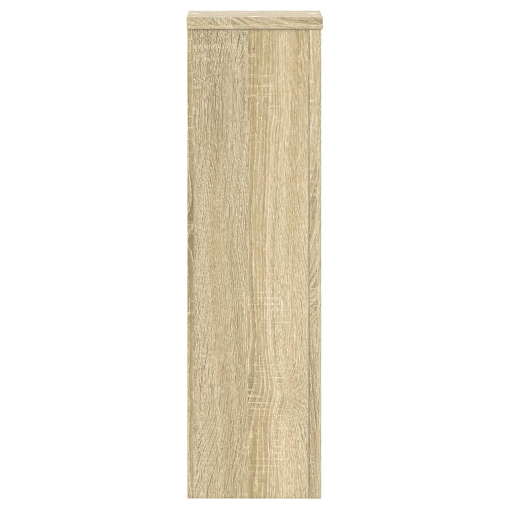 Supporti per Piante 2 pz Rovere 17x17x60 cm in Multistrato | homemem39