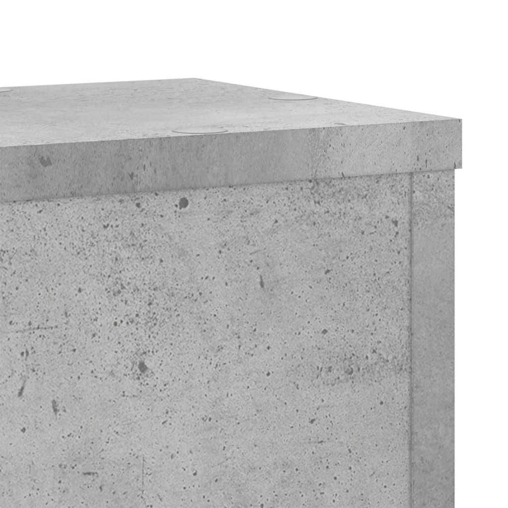 Supporti per Piante 2 pz Grigio 17x17x60 cm Legno Multistrato - homemem39