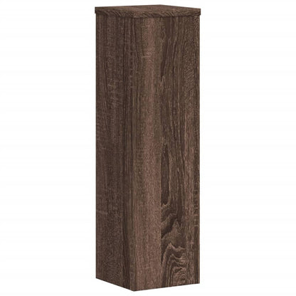 Supporti per Piante 2 pz Marrone 17x17x60 cm Legno Multistrato - homemem39