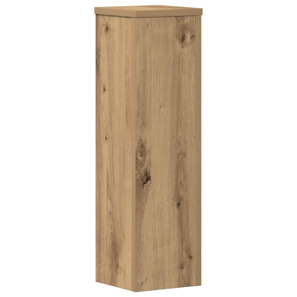 Supporti per Piante 2 pz Rovere 17x17x60 cm in Multistrato | homemem39