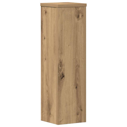 Supporti per Piante 2 pz Rovere 17x17x60 cm in Multistrato | homemem39