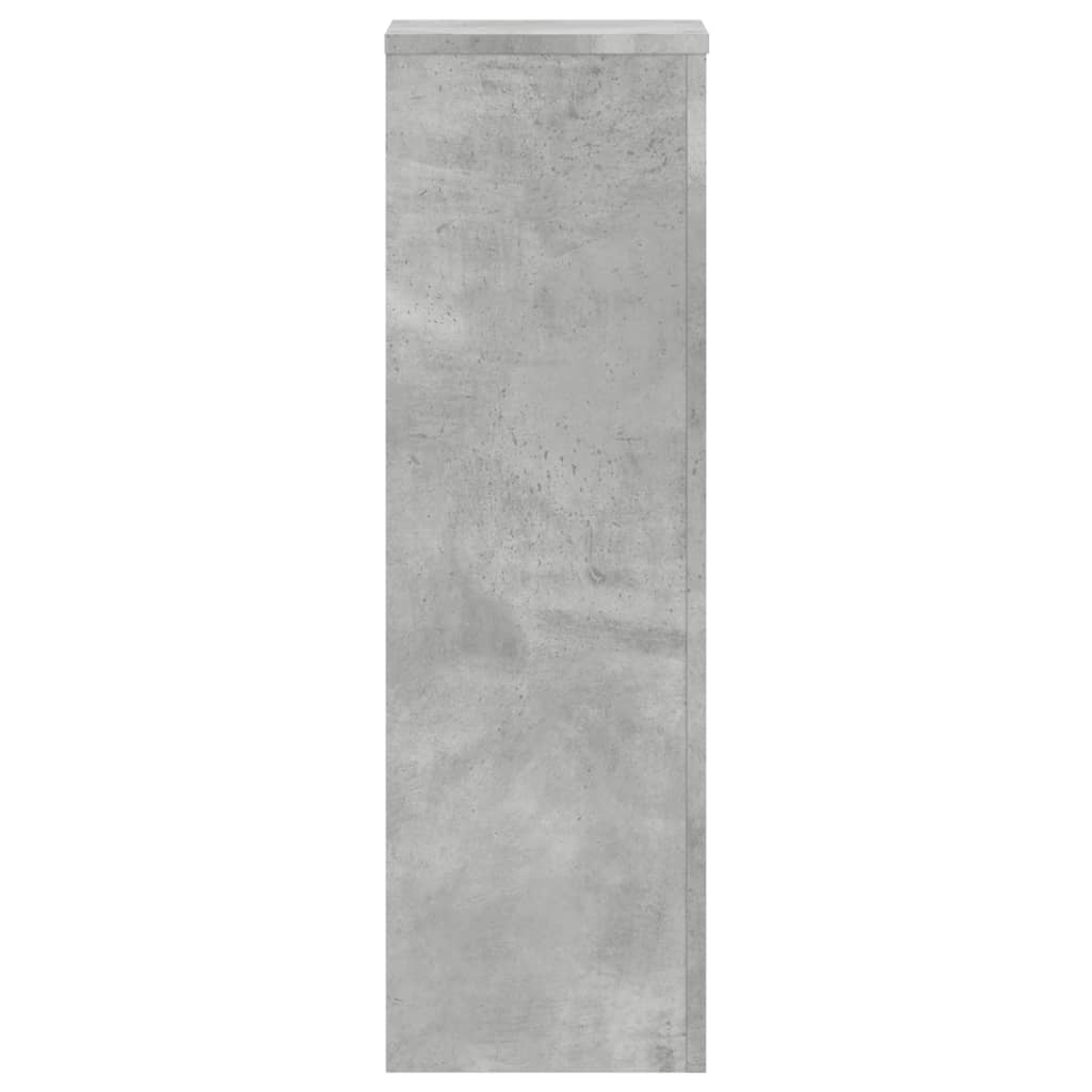 Supporti per Piante 2 pz Grigio 25x25x80 cm Legno Multistrato | homemem39