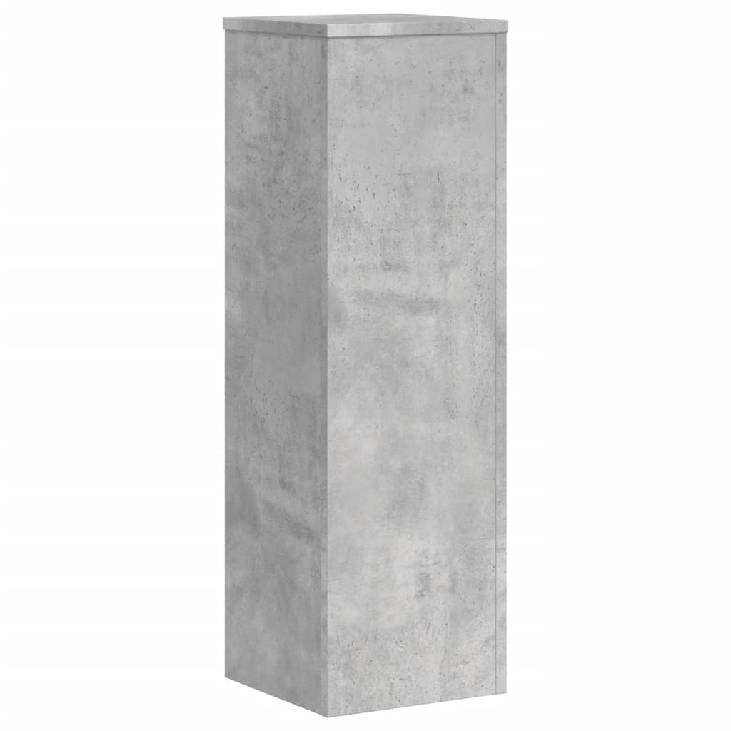 Supporti per Piante 2 pz Grigio 25x25x80 cm Legno Multistrato | homemem39