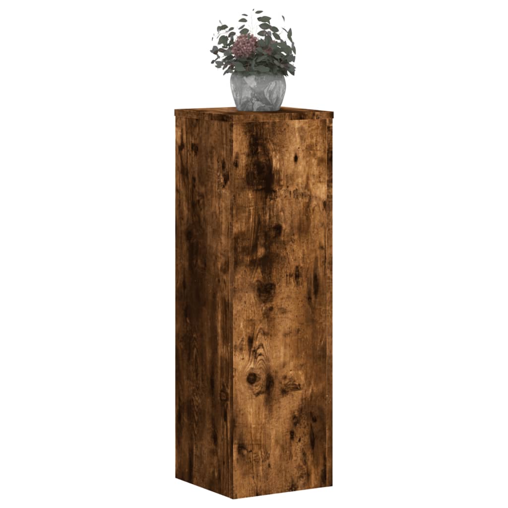 Supporti per Piante 2 pz Rovere 25x25x80 cm Legno Multistrato - homemem39