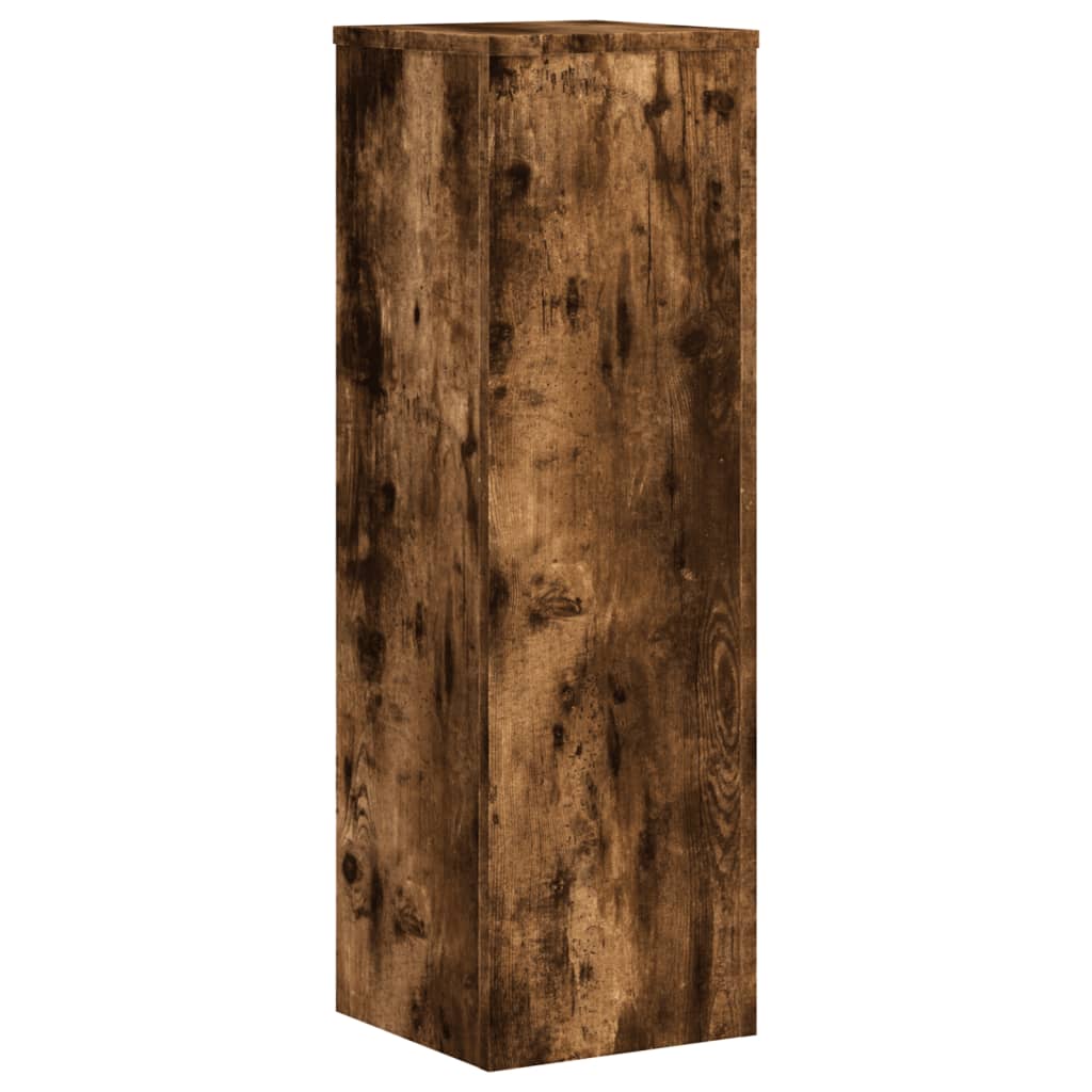 Supporti per Piante 2 pz Rovere 25x25x80 cm Legno Multistrato - homemem39