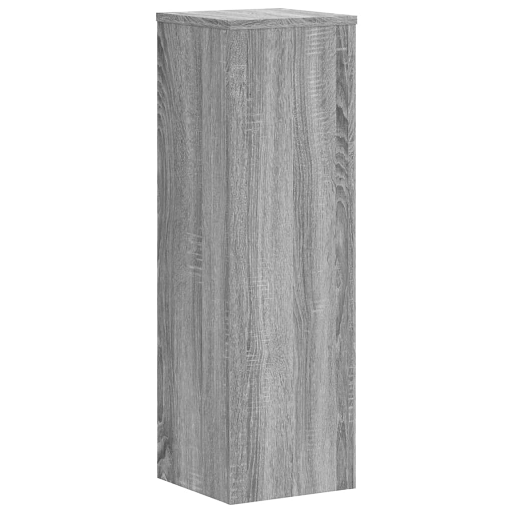 Supporti per Piante 2 pz Grigio 25x25x80 cm in Multistrato - homemem39