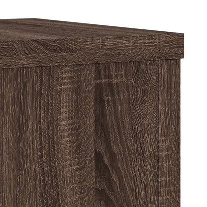Supporti per Piante 2 pz Marrone 25x25x80 cm Legno Multistrato - homemem39