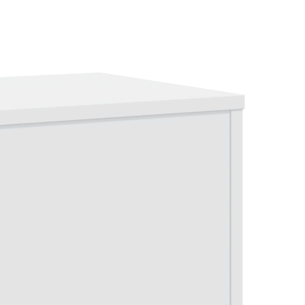 Supporto per Piante Bianco 33x33x100 cm in Truciolato - homemem39