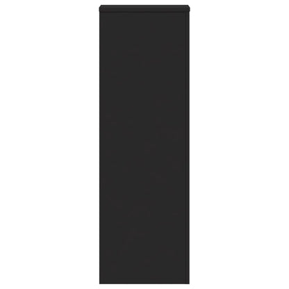 Supporto per Piante Nero 33x33x100 cm in Truciolare - homemem39