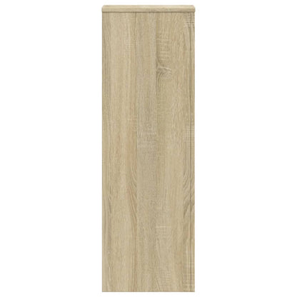 Supporto per Piante Rovere Sonoma 33x33x100cm Legno Multistrato - homemem39