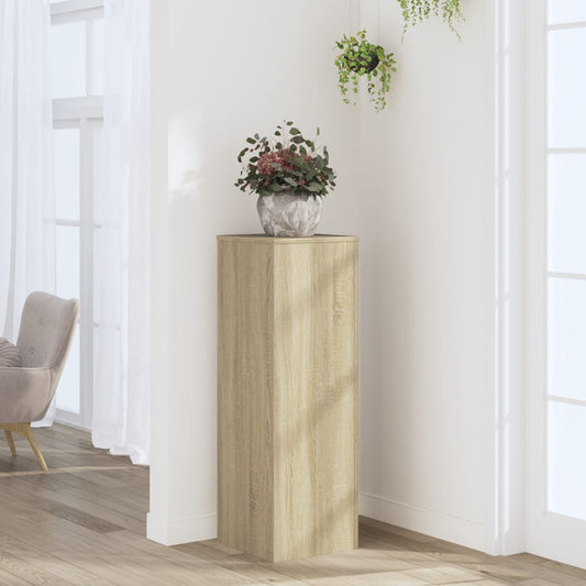 Supporto per Piante Rovere Sonoma 33x33x100cm Legno Multistrato - homemem39