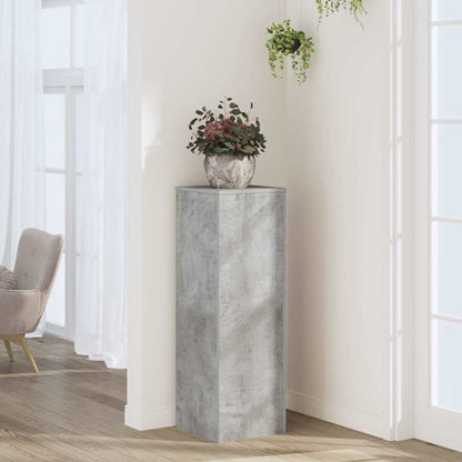 Supporto per Piante Grigio 33x33x100 cm in Truciolato | homemem39