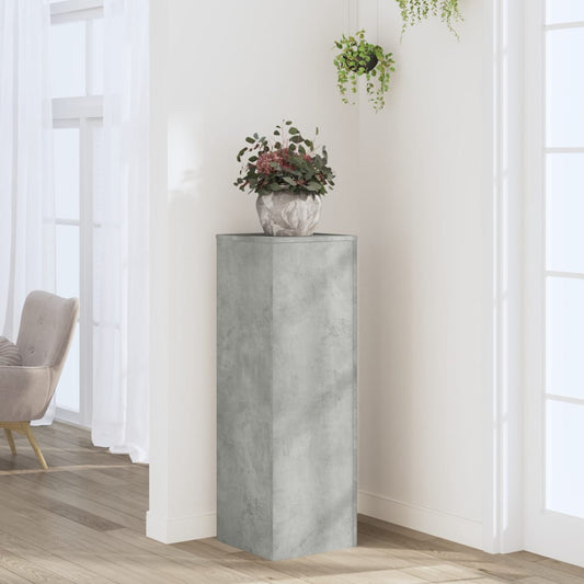 Supporto per Piante Grigio 33x33x100 cm in Truciolato - homemem39