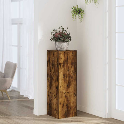 Supporto per Piante Rovere Fumo 33x33x100 cm in Truciolato | homemem39