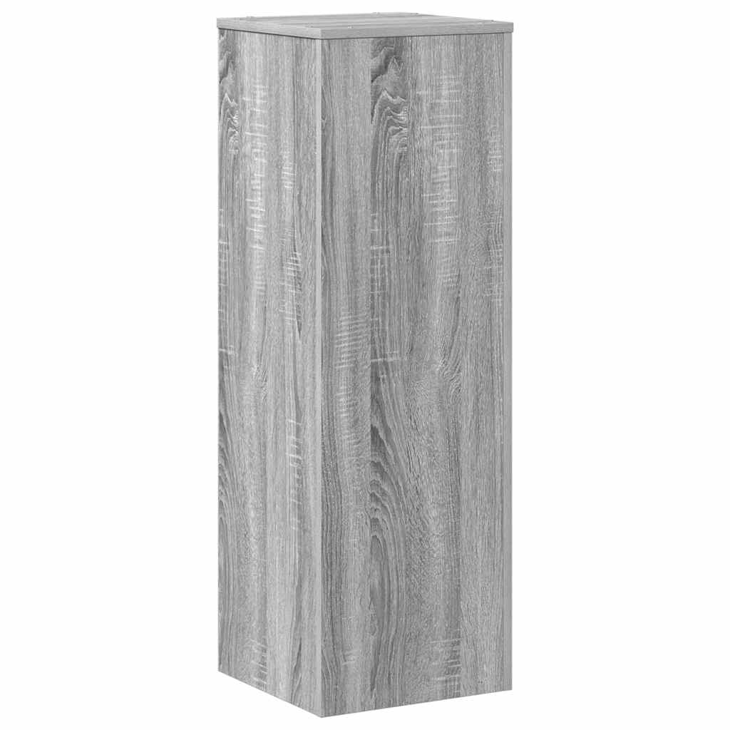 Supporto per Piante Grigio Sonoma 33x33x100 cm in Truciolato | homemem39