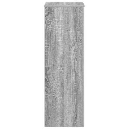 Supporto per Piante Grigio Sonoma 33x33x100 cm in Truciolato | homemem39