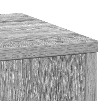 Supporto per Piante Grigio Sonoma 33x33x100 cm in Truciolato | homemem39