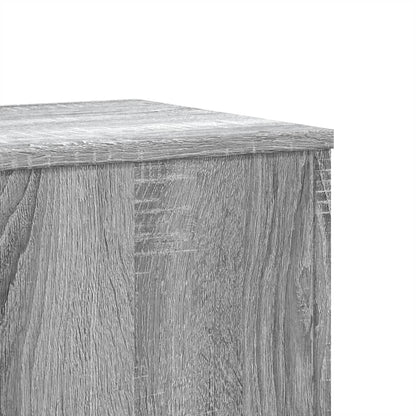 Supporto per Piante Grigio Sonoma 33x33x100 cm in Truciolato - homemem39