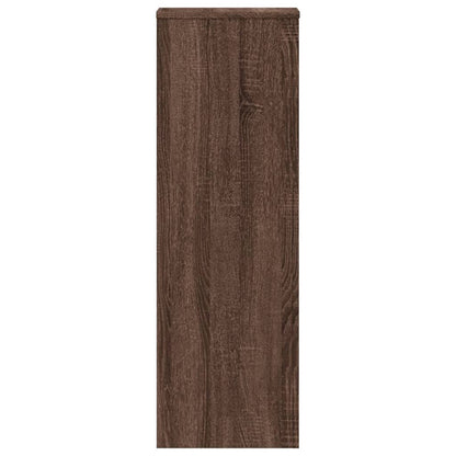 Supporto per Piante Rovere Marrone 33x33x100 cm in Truciolato - homemem39