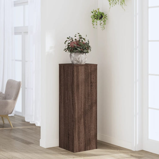Supporto per Piante Rovere Marrone 33x33x100 cm in Truciolato - homemem39