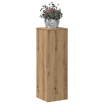 Supporto per Piante Rovere Artigianale 33x33x100 cm Truciolato | homemem39
