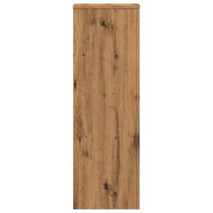 Supporto per Piante Rovere Artigianale 33x33x100 cm Truciolato - homemem39