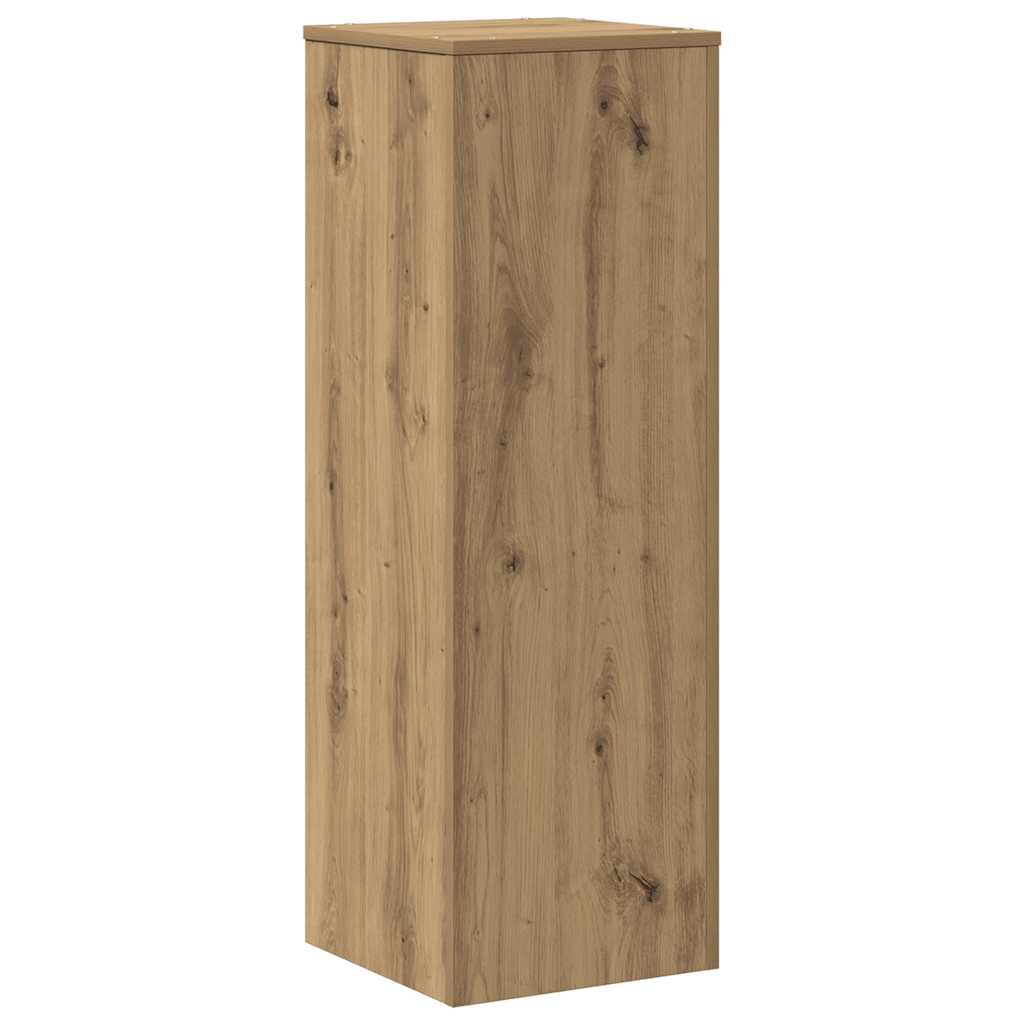 Supporto per Piante Rovere Artigianale 33x33x100 cm Truciolato | homemem39