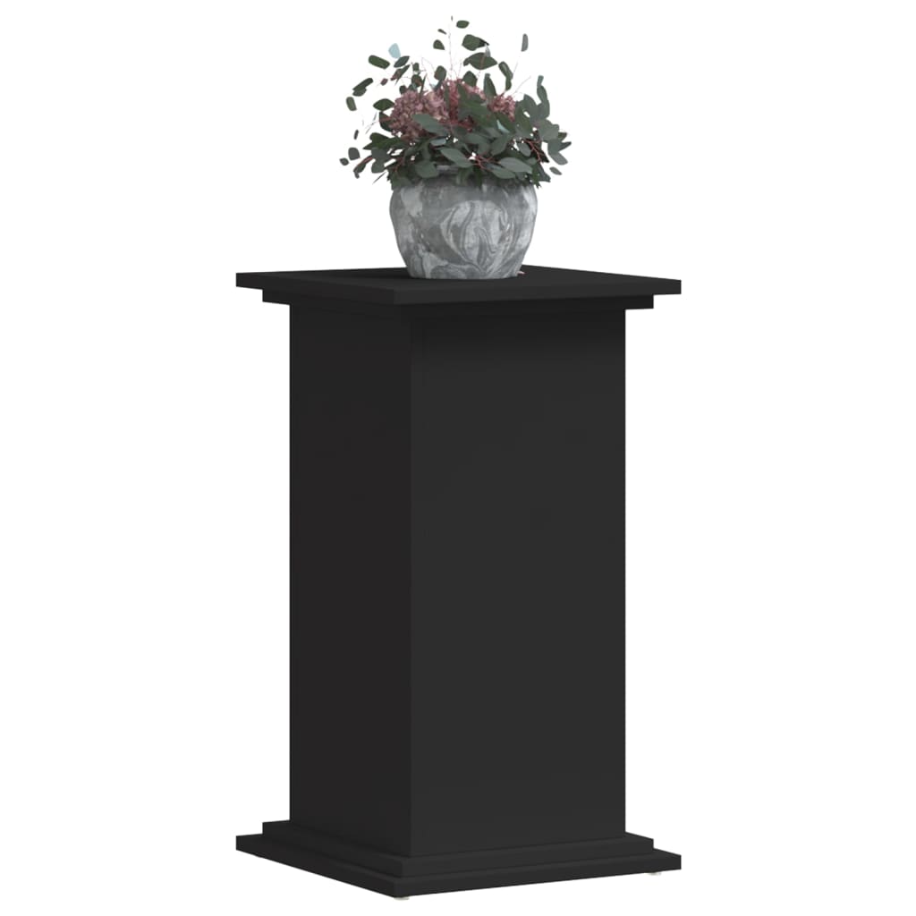 Supporto per Piante Nero 33x33x60 cm in Truciolato - homemem39