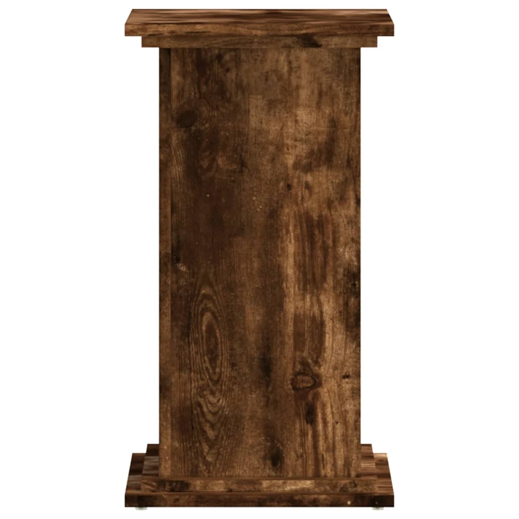 Supporto per Piante Rovere Fumo 33x33x60 cm Legno Multistrato - homemem39