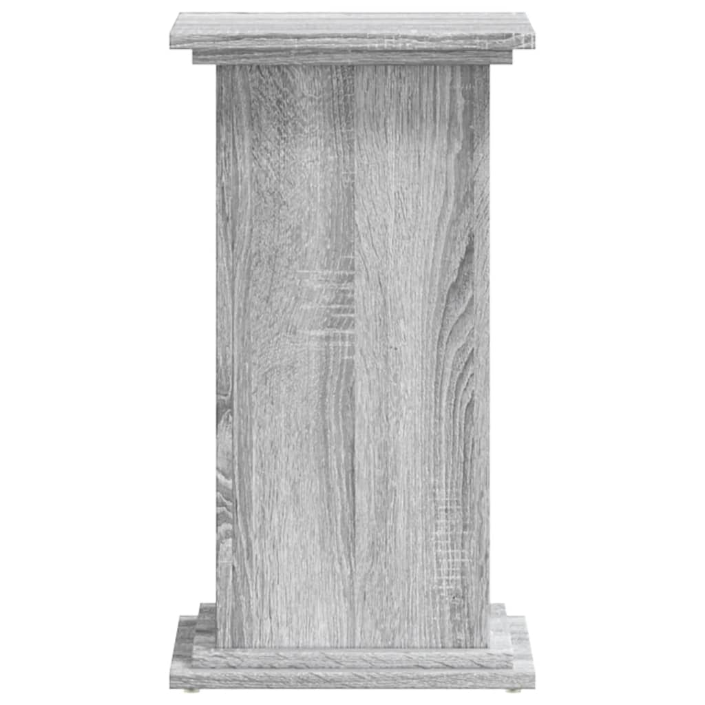 Supporto per Piante Grigio Sonoma 33x33x60 cm Legno Multistrato - homemem39