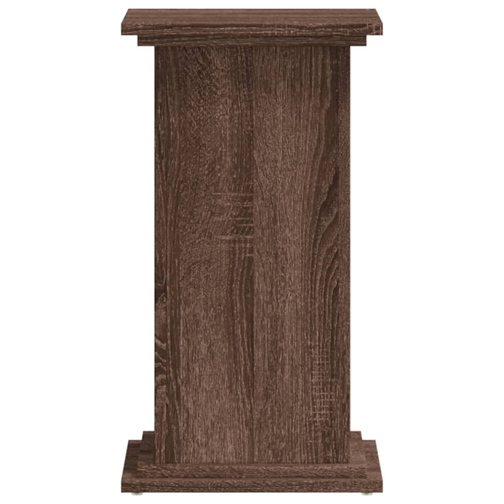 Supporto per Piante Rovere Marrone 33x33x60cm Legno Multistrato - homemem39