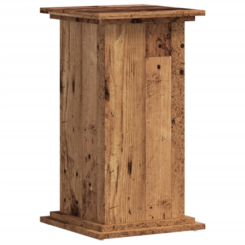 Supporto per Piante Legno Vecchio 33x33x60 cm Legno Multistrato - homemem39