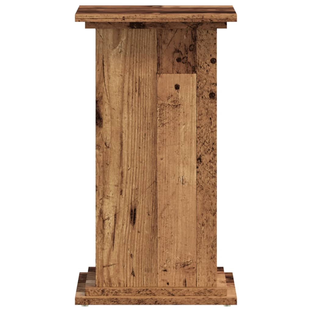 Supporto per Piante Legno Vecchio 33x33x60 cm Legno Multistrato | homemem39