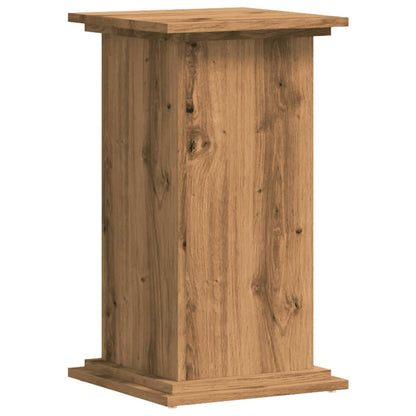 Supporto per Piante Rovere Artigianale 33x33x60 cm Truciolato - homemem39