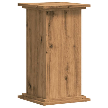 Supporto per Piante Rovere Artigianale 33x33x60 cm Truciolato - homemem39