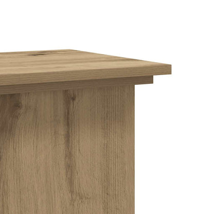 Supporto per Piante Rovere Artigianale 33x33x60 cm Truciolato | homemem39