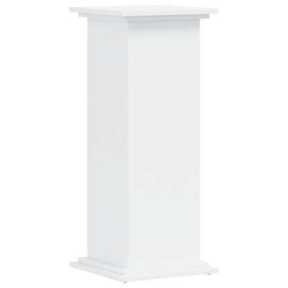 Supporto per Piante Bianco 33x33x80 cm in Legno Multistrato | homemem39