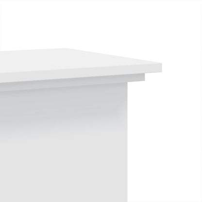 Supporto per Piante Bianco 33x33x80 cm in Legno Multistrato | homemem39