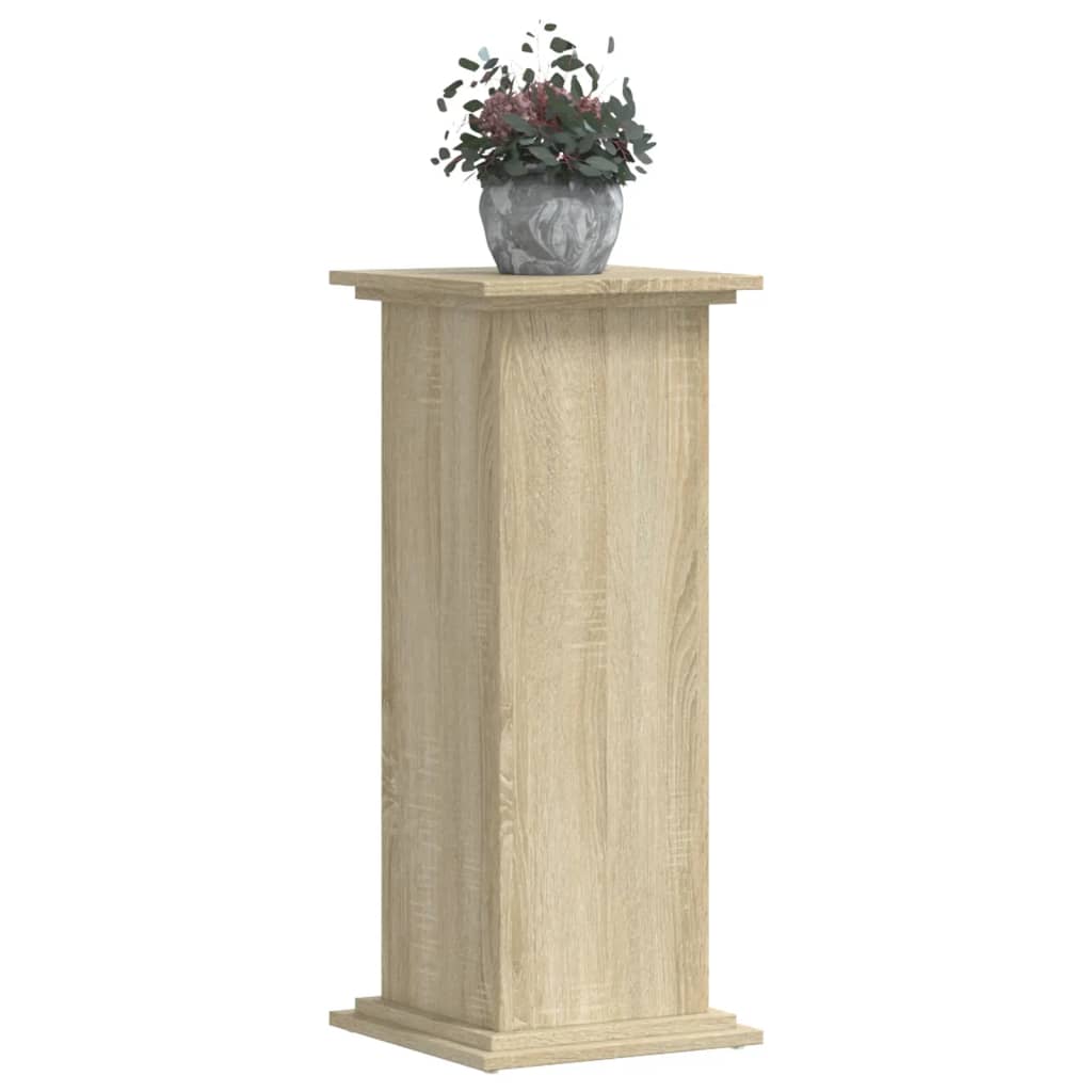 Supporto per Piante Rovere Sonoma 33x33x80 cm Legno Multistrato - homemem39