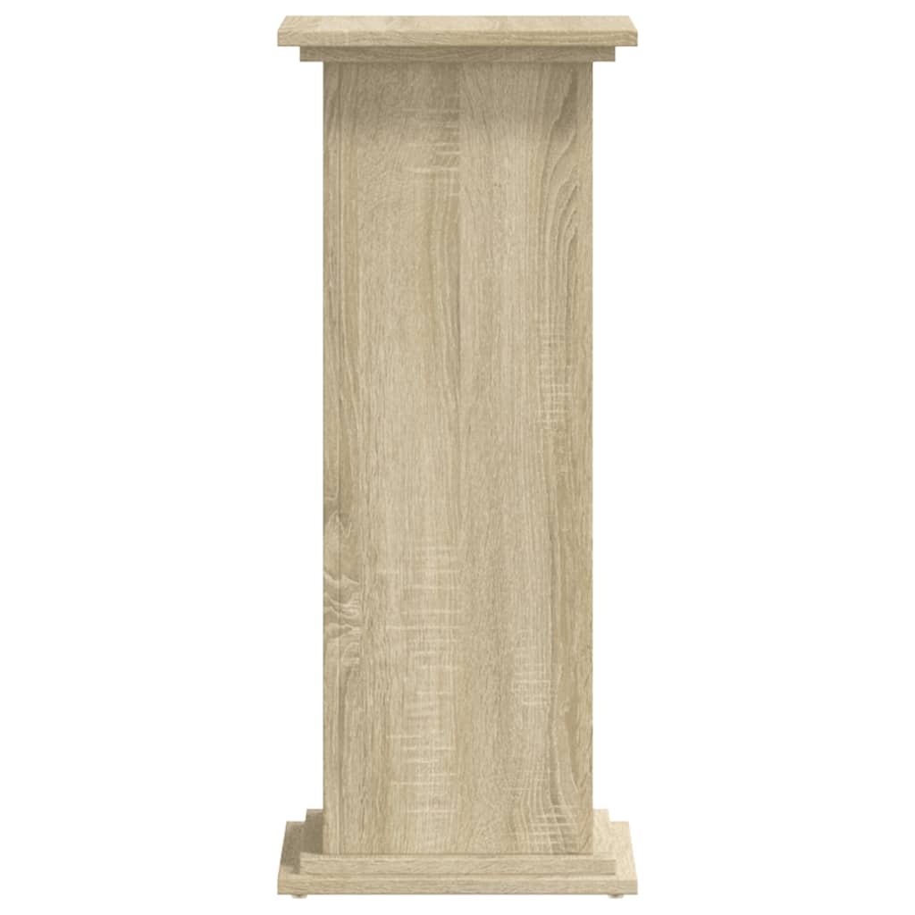 Supporto per Piante Rovere Sonoma 33x33x80 cm Legno Multistrato - homemem39