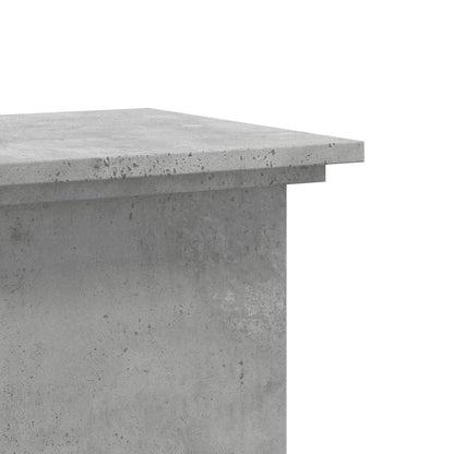 Supporto per Piante Grigio 33x33x80 cm in Legno Multistrato | homemem39